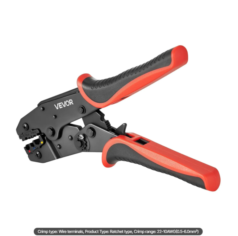 VEVOR Ratcheting Wire Crimping Tool (22-10 AWG) photo 5