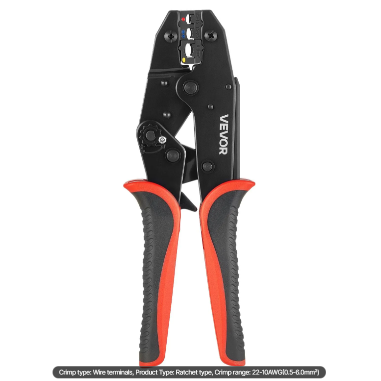 VEVOR Ratcheting Wire Crimping Tool (22-10 AWG) photo 7