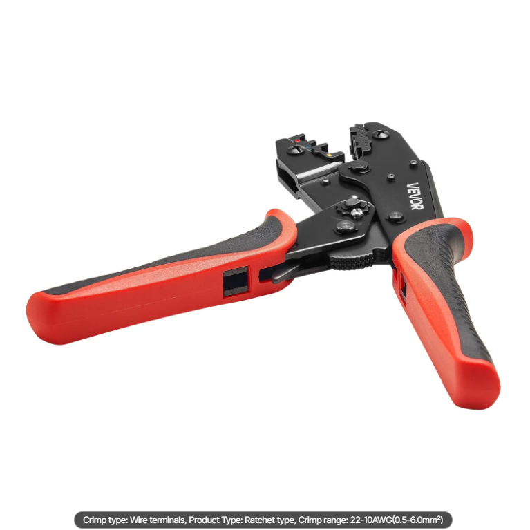 VEVOR Ratcheting Wire Crimping Tool (22-10 AWG) photo 12