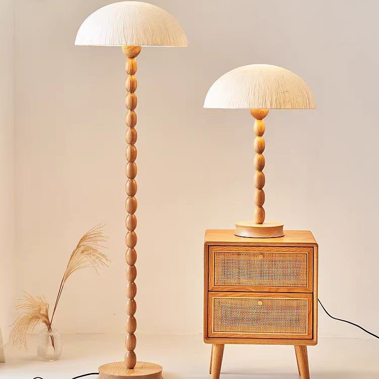 Solid Wood Floor Lamp, American Style, Bedroom or Study photo 2