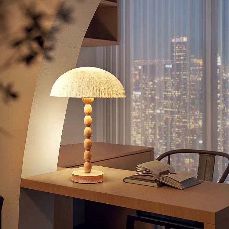 Solid Wood Floor Lamp, American Style, Bedroom or Study photo 8