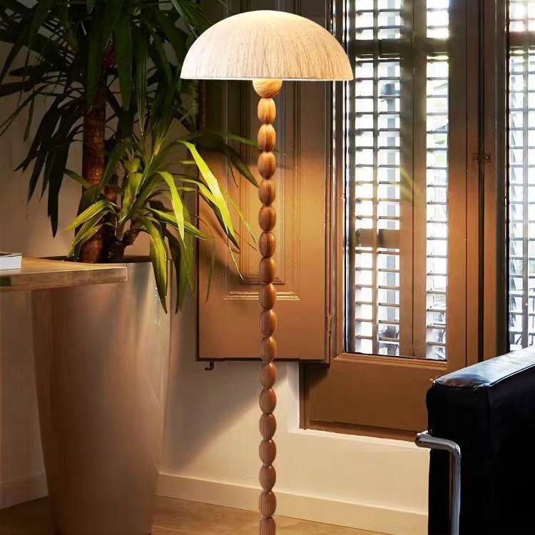 Solid Wood Floor Lamp, American Style, Bedroom or Study photo 9