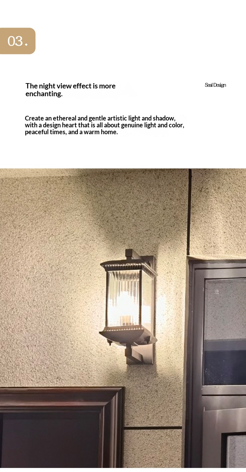 Waterproof Outdoor Solar Wall Light photo 8