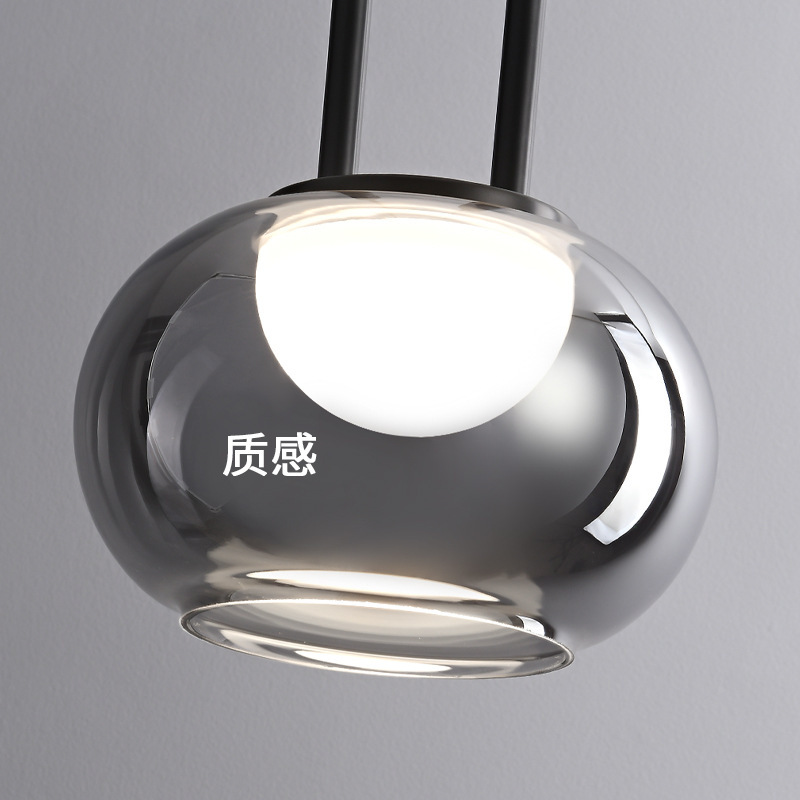Restaurant Glass Single-head Pendant Light
