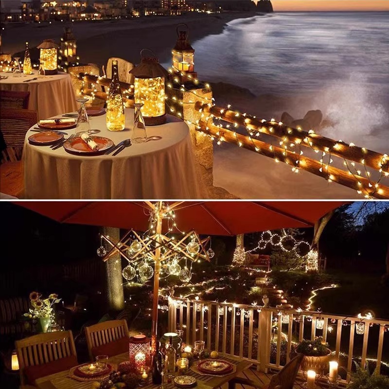 Starry Outdoor Solar String Lights photo 7