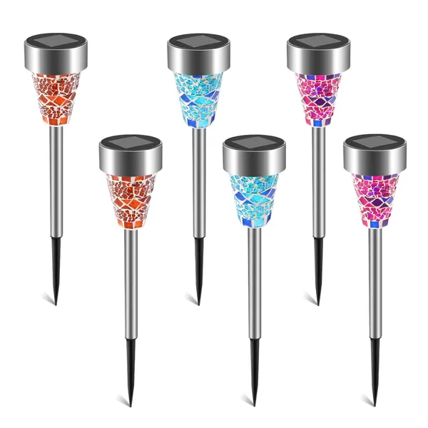 Solar Garden Pathway Lights (6-Pack)