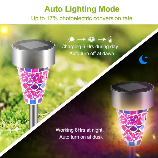 Solar Garden Pathway Lights (6-Pack) photo 3