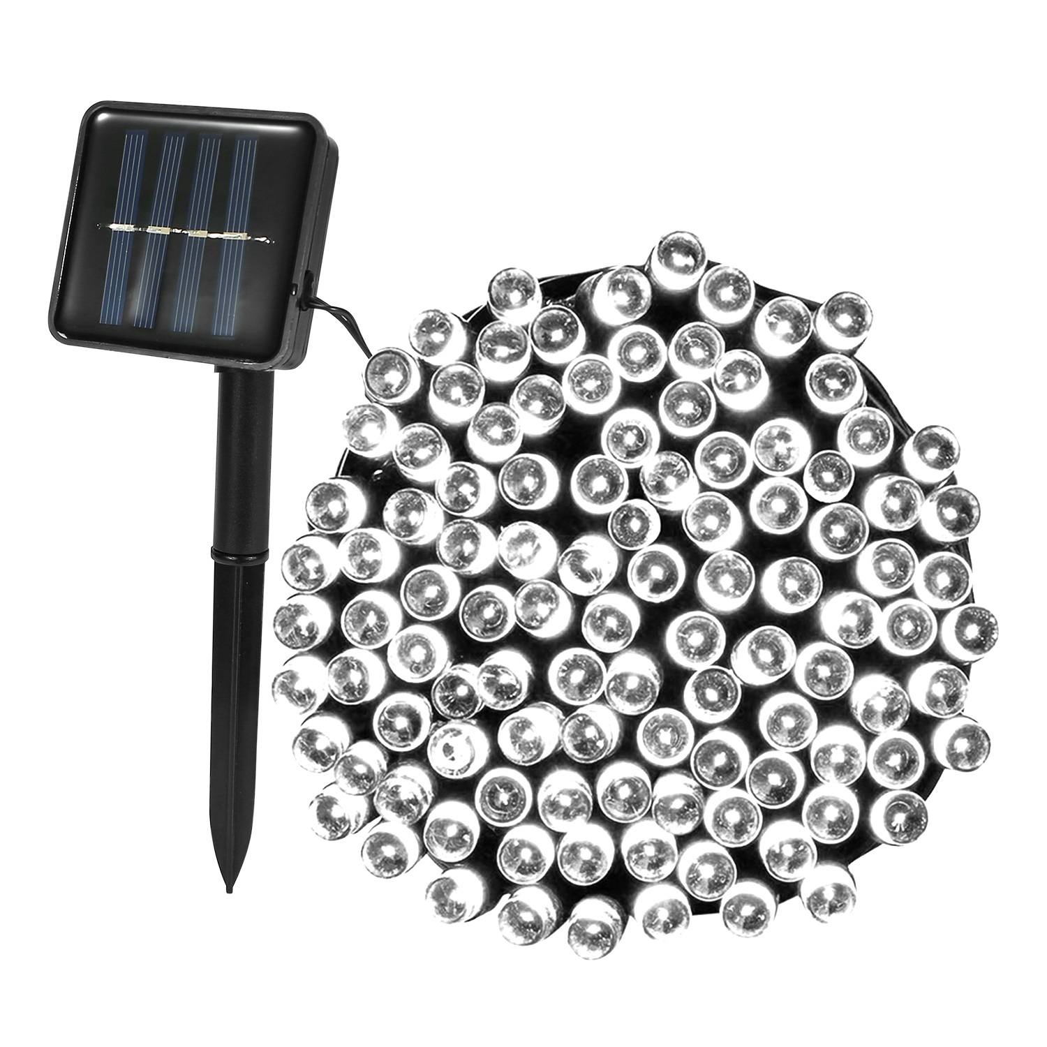 Solar String Lights, 100 LED 8-Mode Fairy Lights