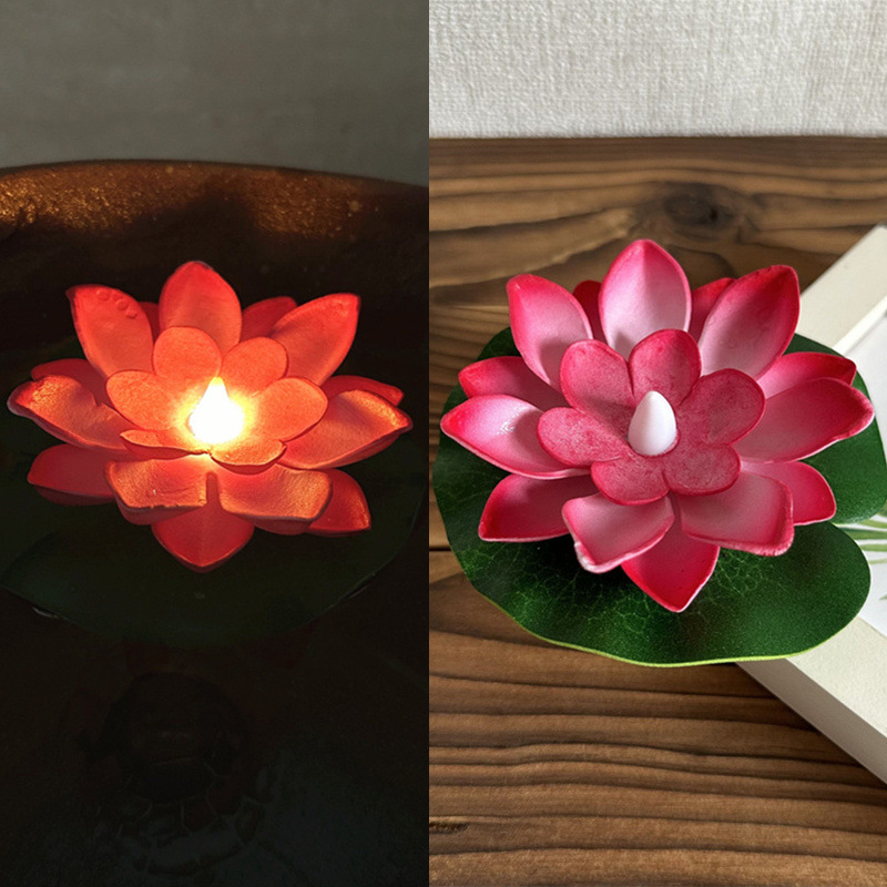 Floating Lotus Pool Light, Waterproof LED