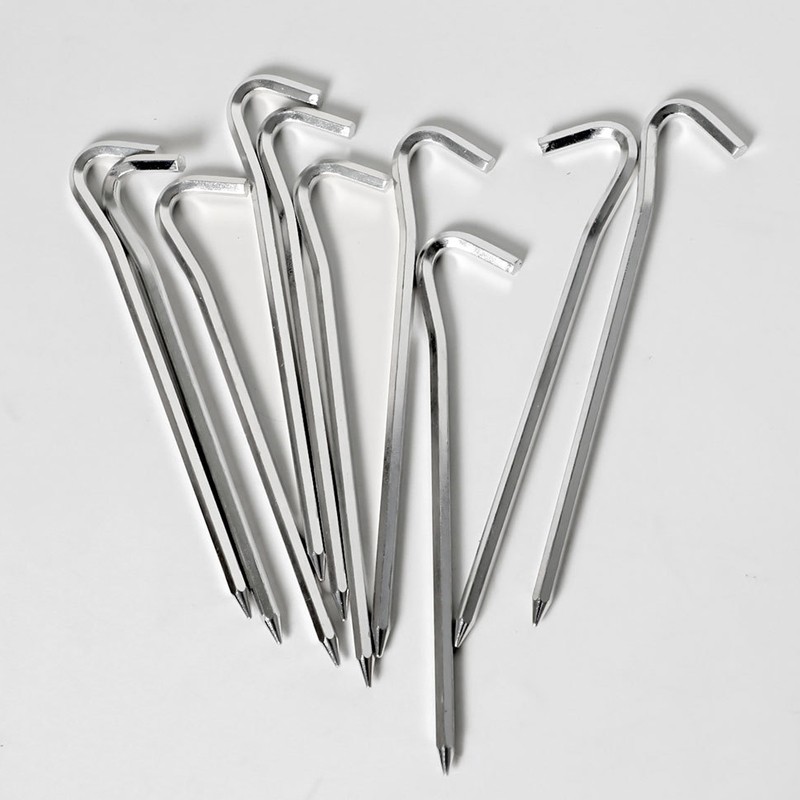 Heavy Duty Aluminum Tent Pegs, 6mm x 180mm