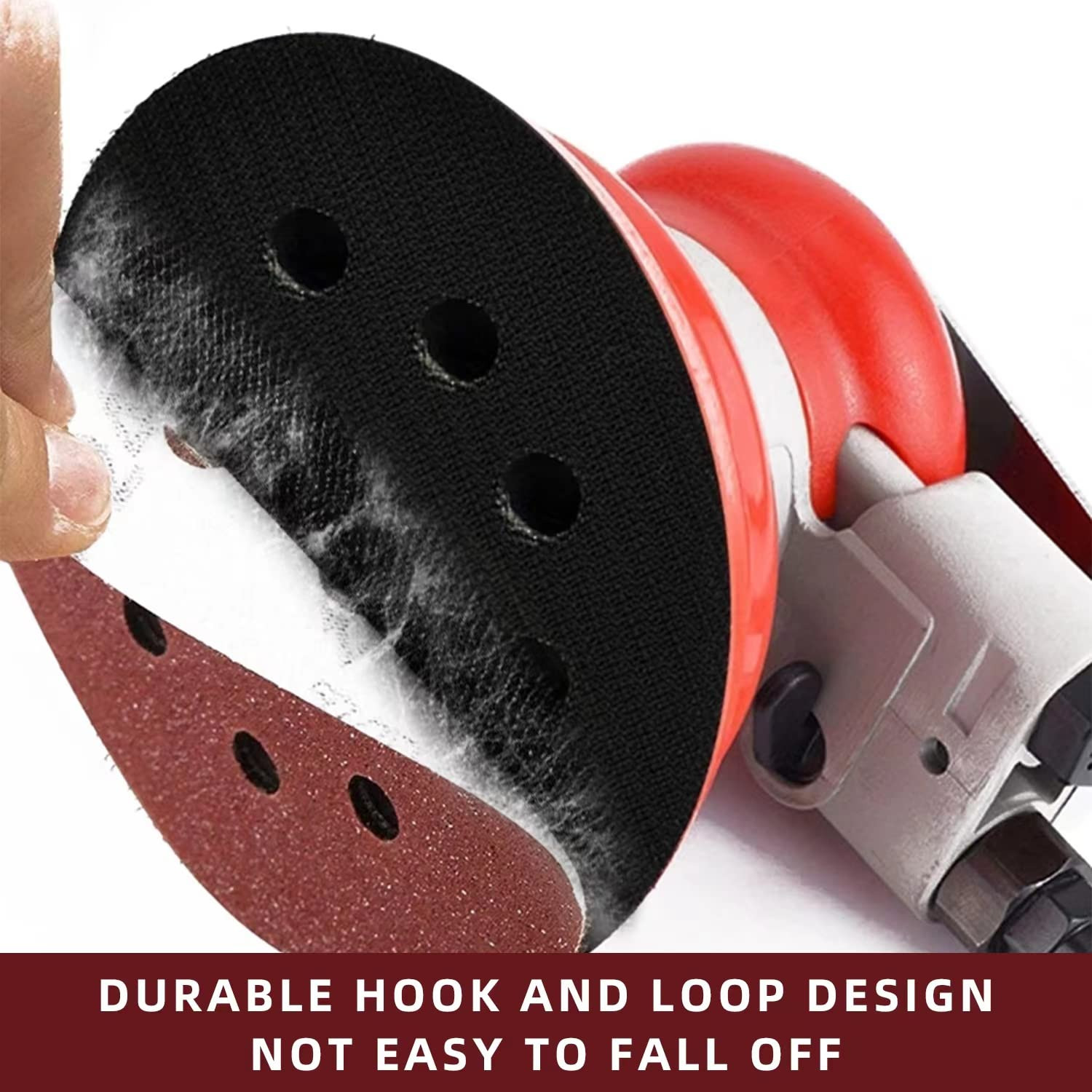 Sanding Discs 125mm 8-Hole, Mixed Grit Hook and Loop