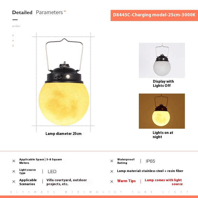 Waterproof Solar Moonlight Courtyard Lamp photo 9