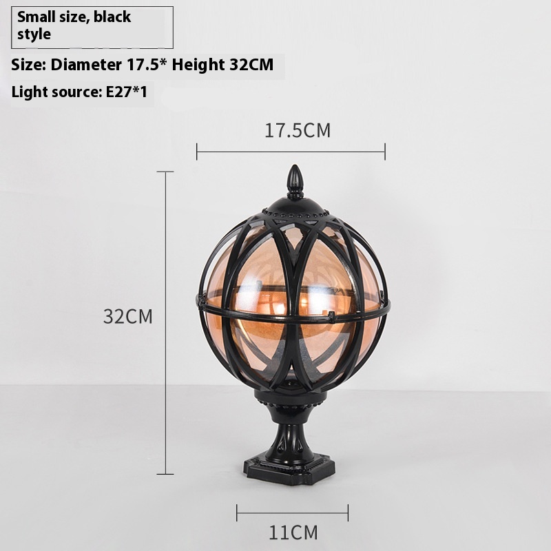 Outdoor Pillar Post Lamp, Aluminum, IP55 photo 10
