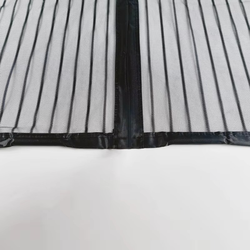 Magnetic Mosquito Door Curtain, Fine Mesh with Lace