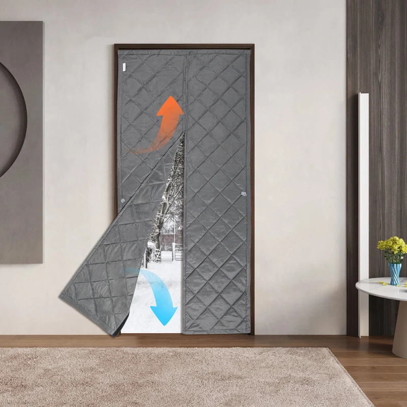 Magnetic Thermal Door Curtain, Insulated Oxford Cloth
