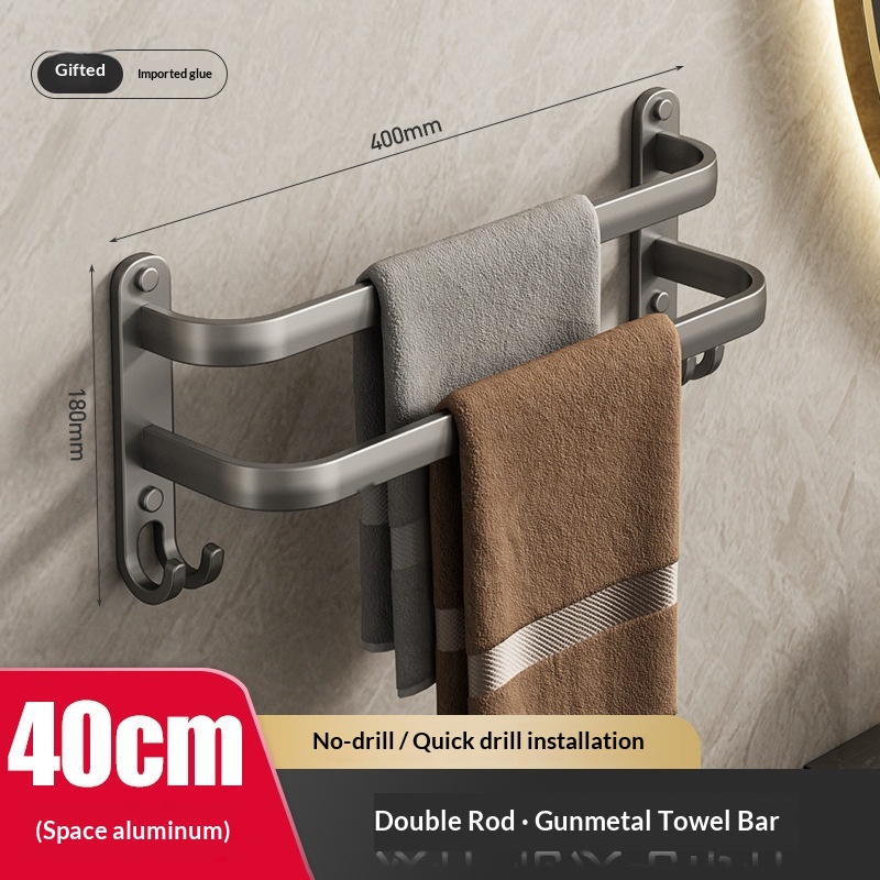 Aluminum No-Drill Multi-Function Shelf photo 3