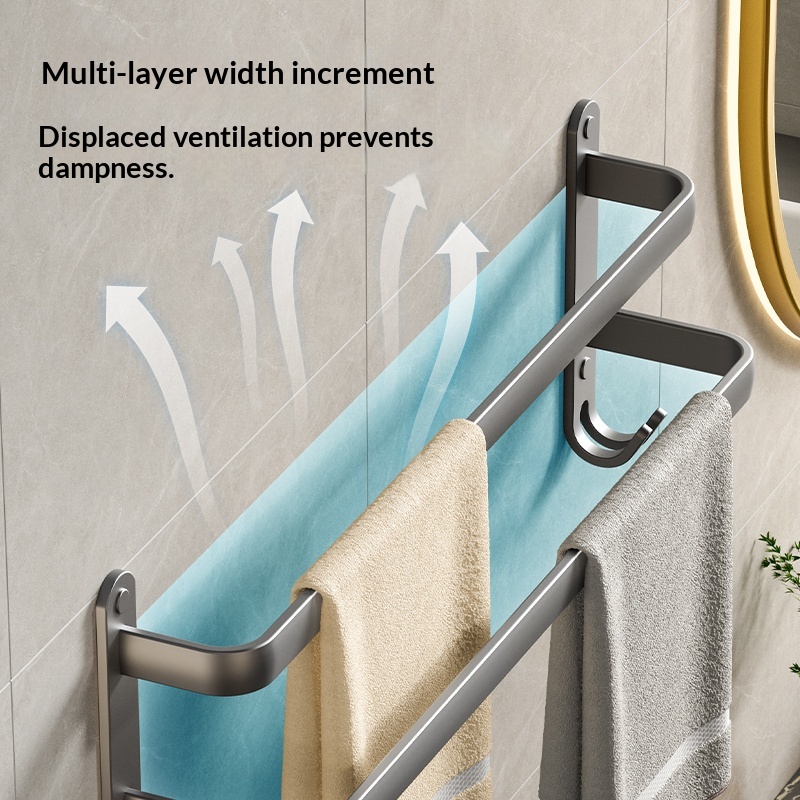 Aluminum No-Drill Multi-Function Shelf photo 4
