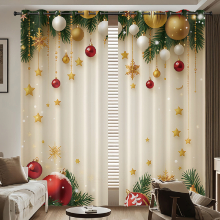 Thick High-Density Blackout Curtain, Printed, 200x220cm photo 6