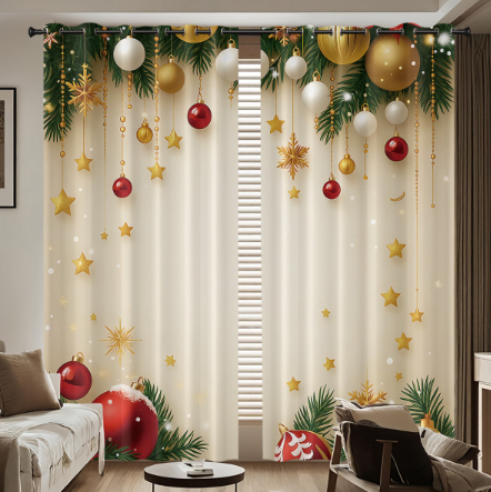Thick High-Density Blackout Curtain, Printed, 200x220cm photo 7