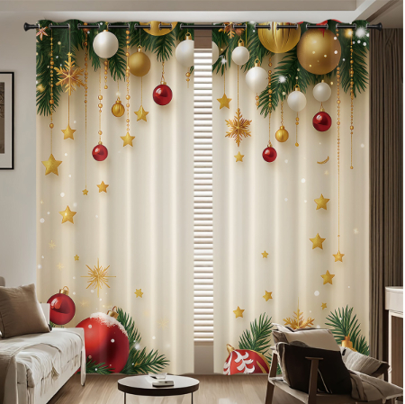 Thick High-Density Blackout Curtain, Printed, 200x220cm photo 9