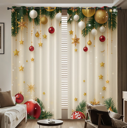 Thick High-Density Blackout Curtain, Printed, 200x220cm photo 10