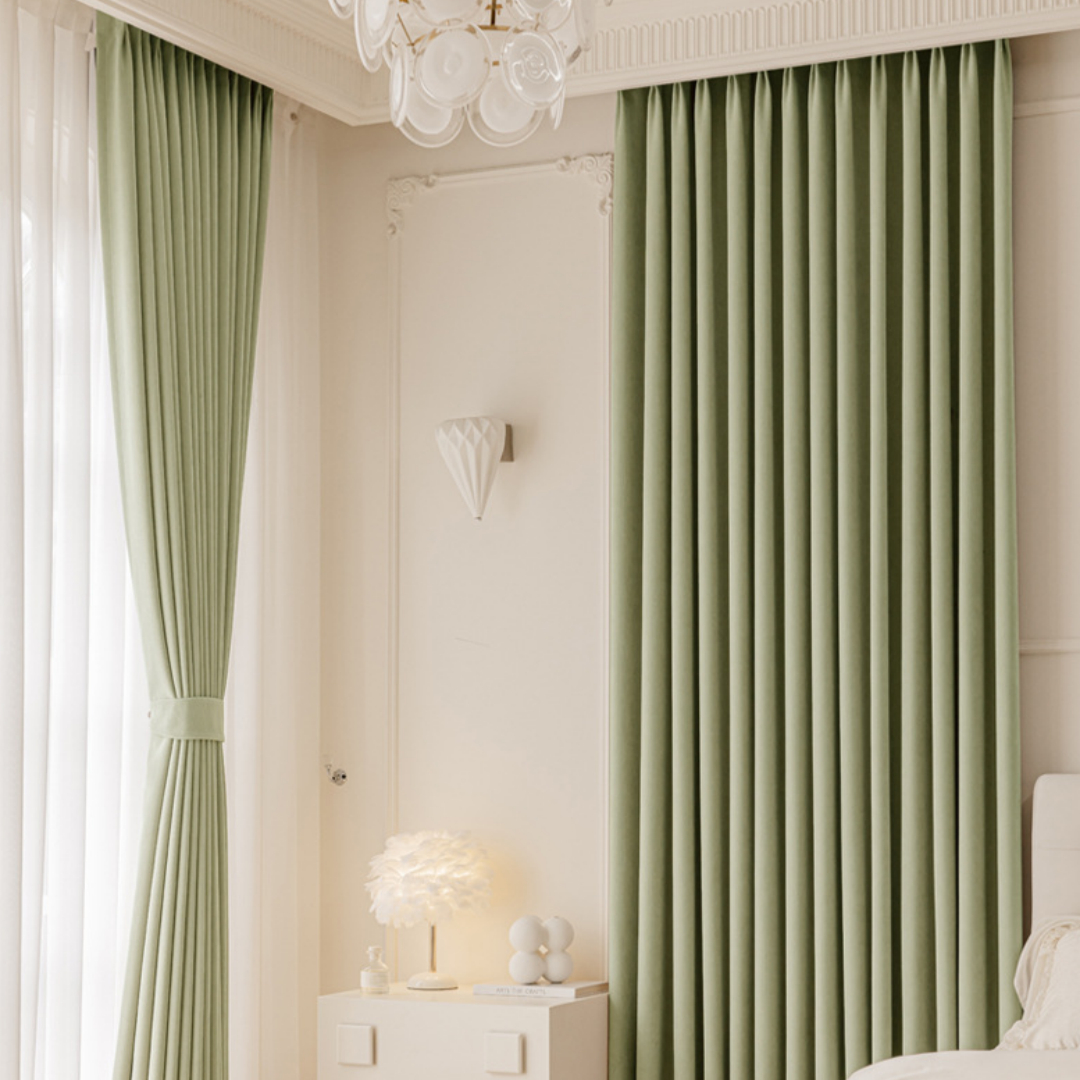 Chenille Blackout Curtains, 2-Panel Set photo 6