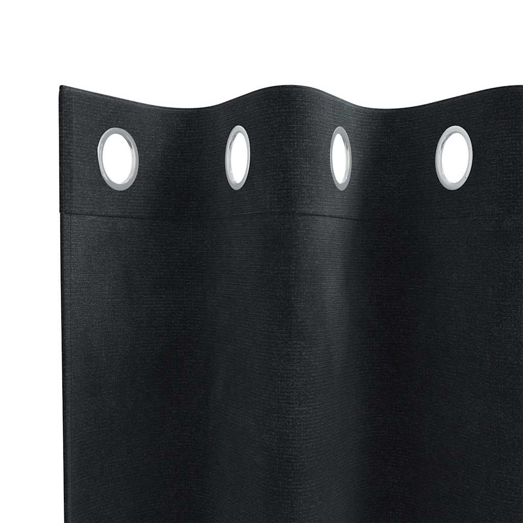 Velvet Blackout Curtains, 2-Pack, Eyelet Top