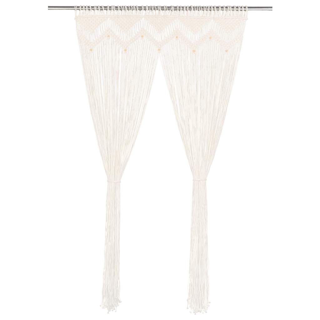 Macrame Cotton Curtain, 140x240cm