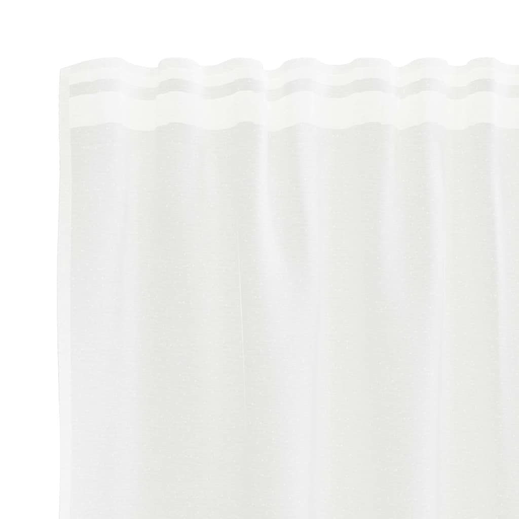 White Sheer Voile Curtains, Rod Pocket