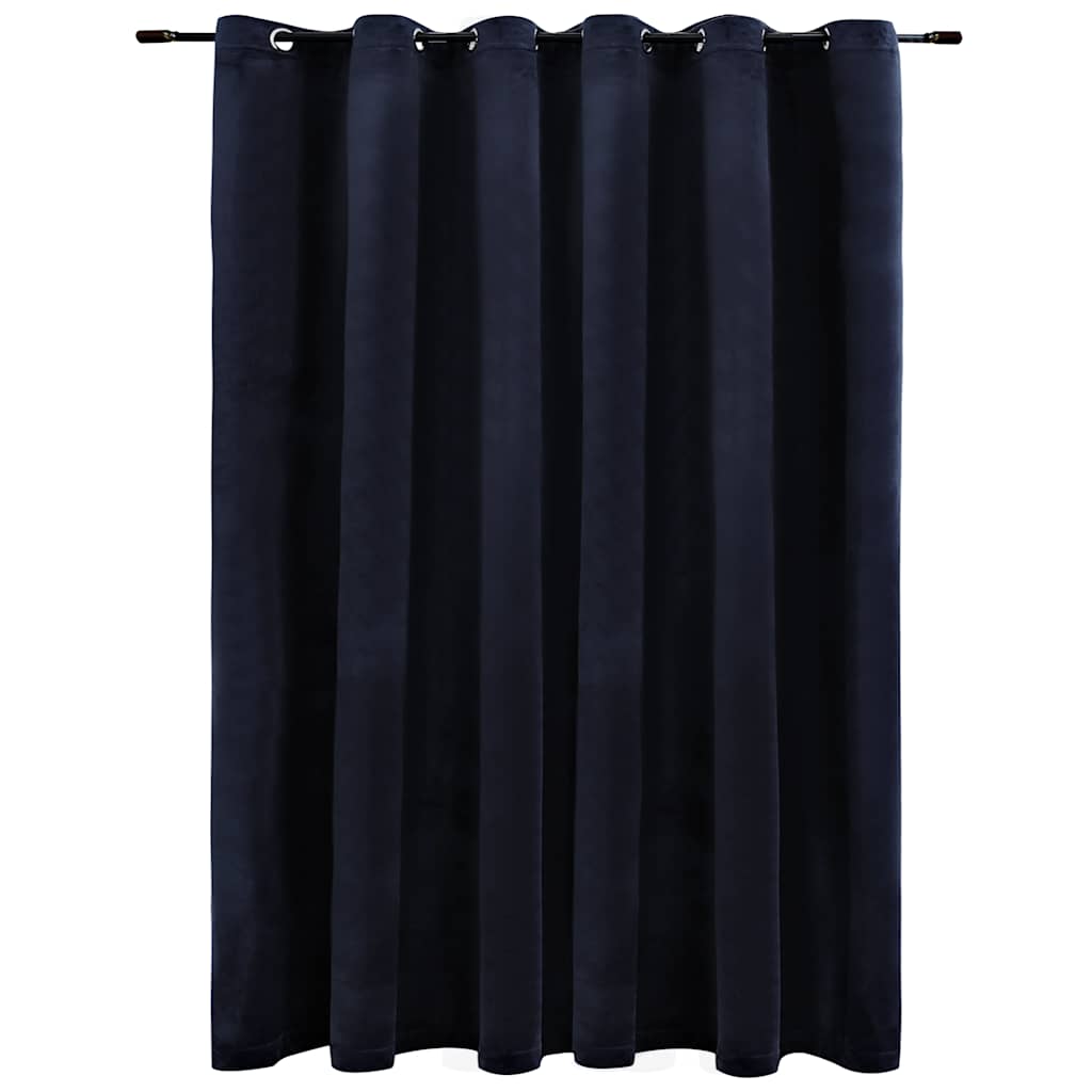 Velvet Blackout Curtain With Eyelets