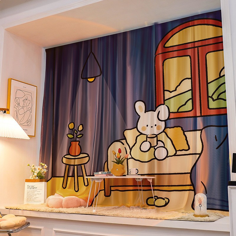 Velcro Cabinet Curtain, Kids Room Prints photo 6
