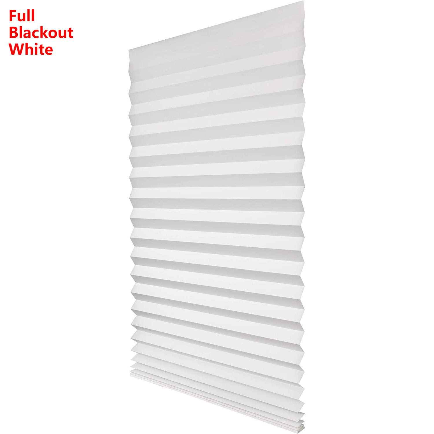 No-Drill Pleated Shade, Self-Adhesive Blackout