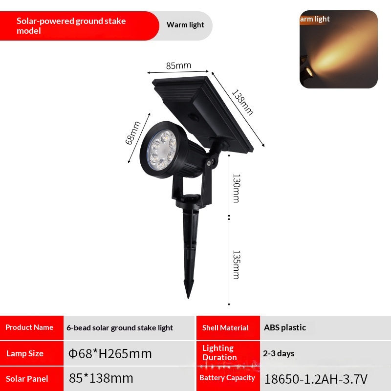 Waterproof Solar Outdoor Spotlight photo 4