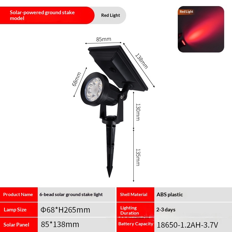 Waterproof Solar Outdoor Spotlight photo 7