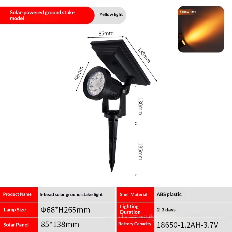Waterproof Solar Outdoor Spotlight photo 8