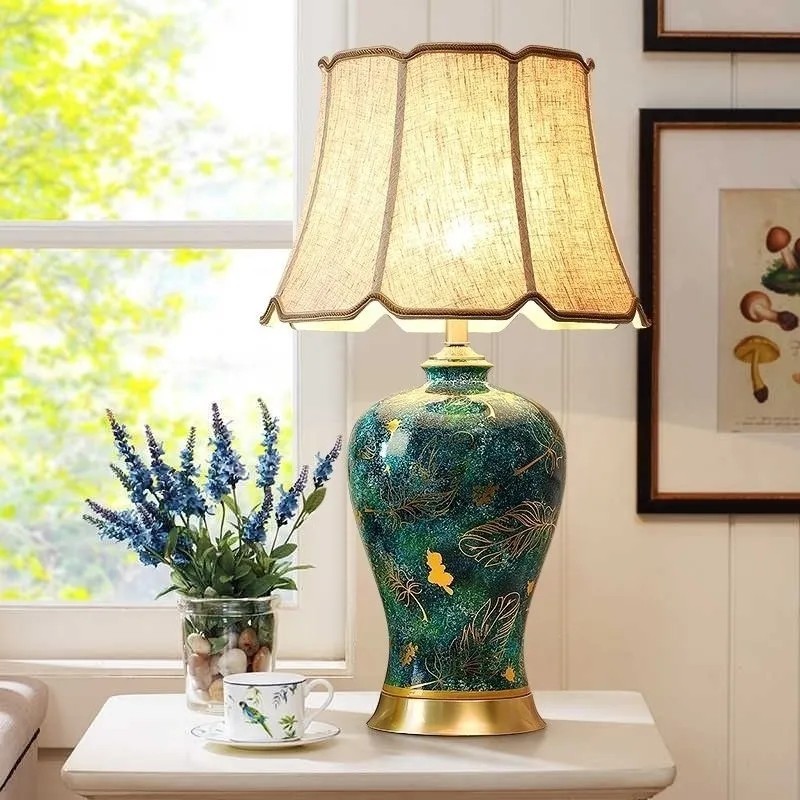 Ceramic Bedside Table Lamp