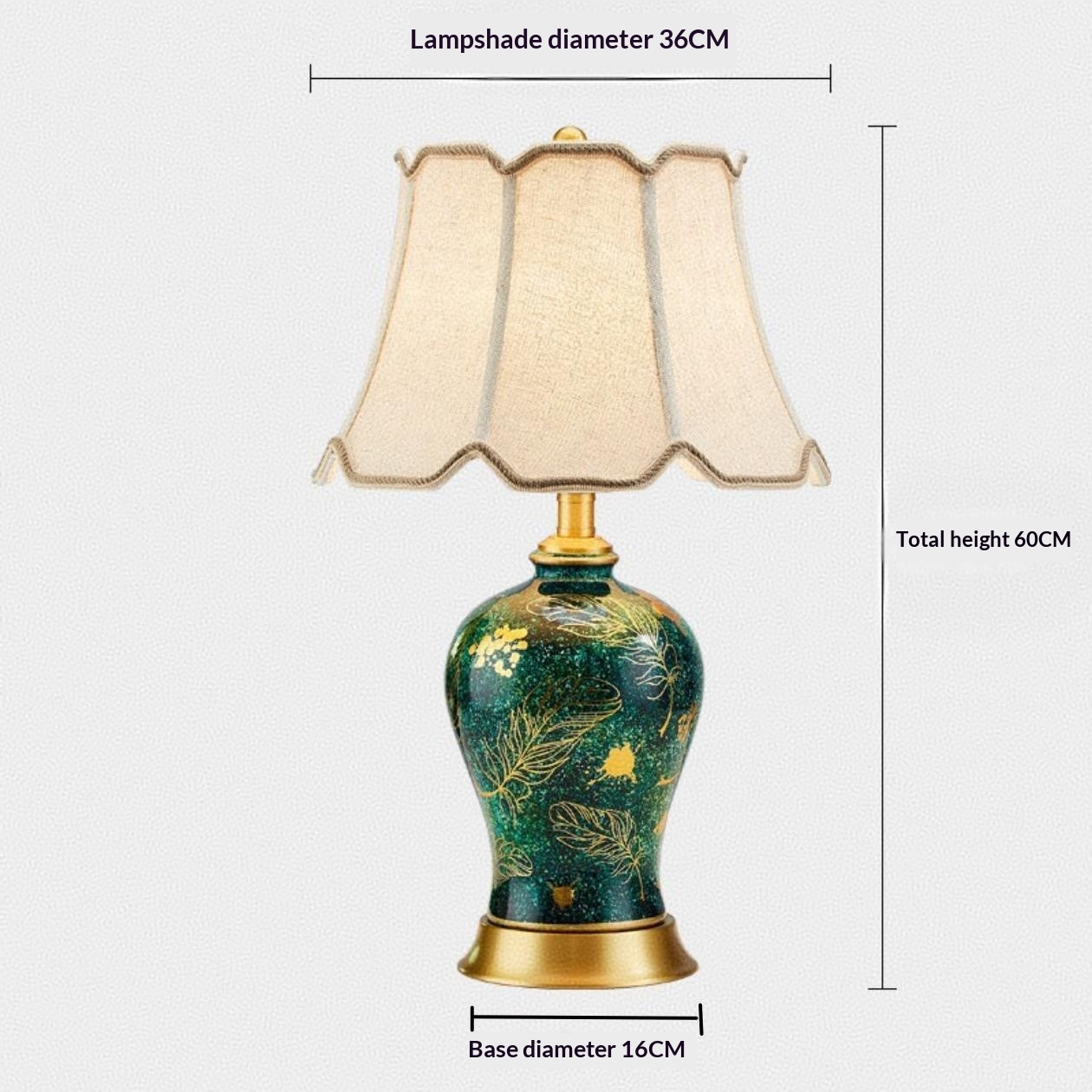 Ceramic Bedside Table Lamp photo 2