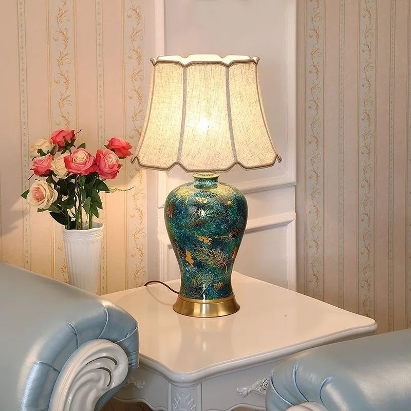 Ceramic Bedside Table Lamp photo 7