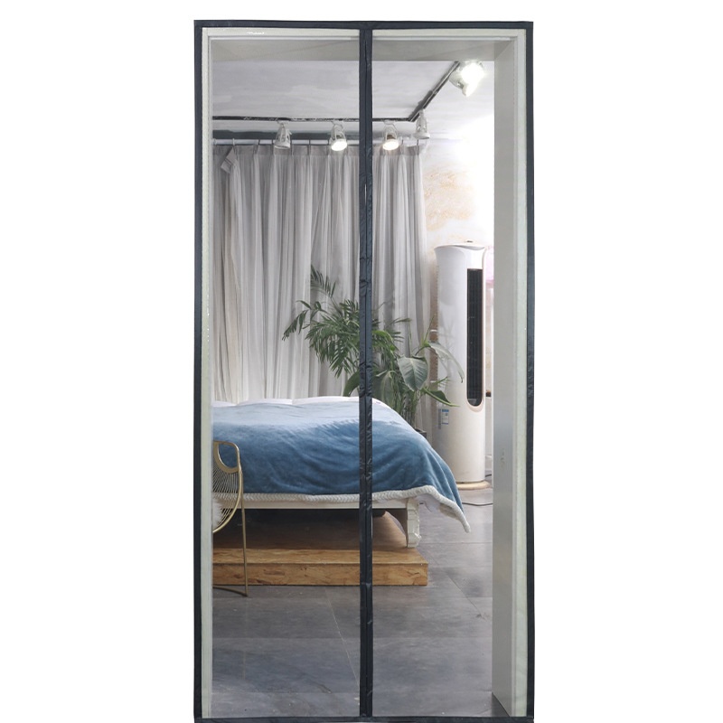 Mosquito-Proof Fiberglass Screen Door Mesh Curtain