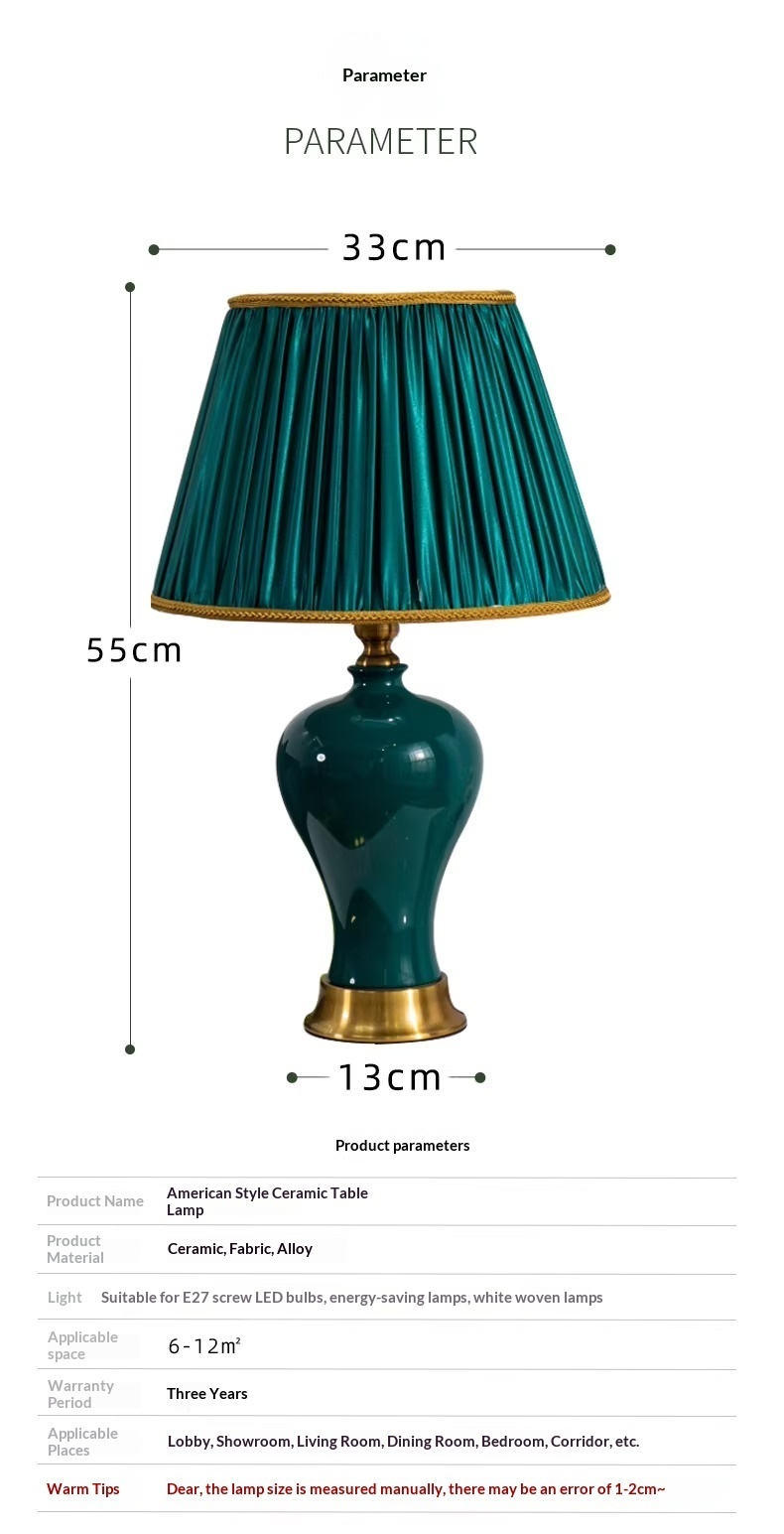 European-Style Decorative Table Lamp photo 6
