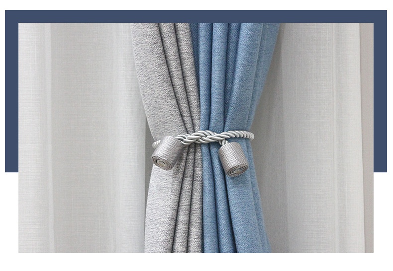 Magnetic Curtain Tiebacks, No-Drill, 8 Colours photo 5