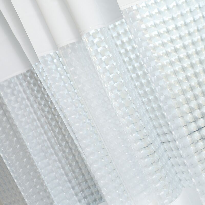 Shower Curtain, Waterproof PEVA, Solid Colors