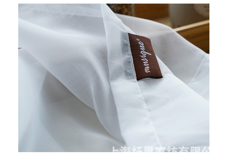 Modern Cotton Linen Window Curtain