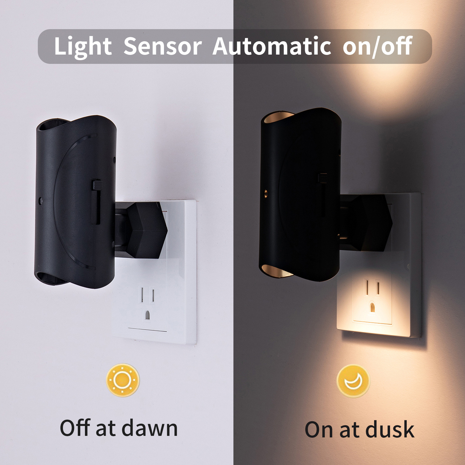 Motion-Sensing Plug-In Night Light photo 9