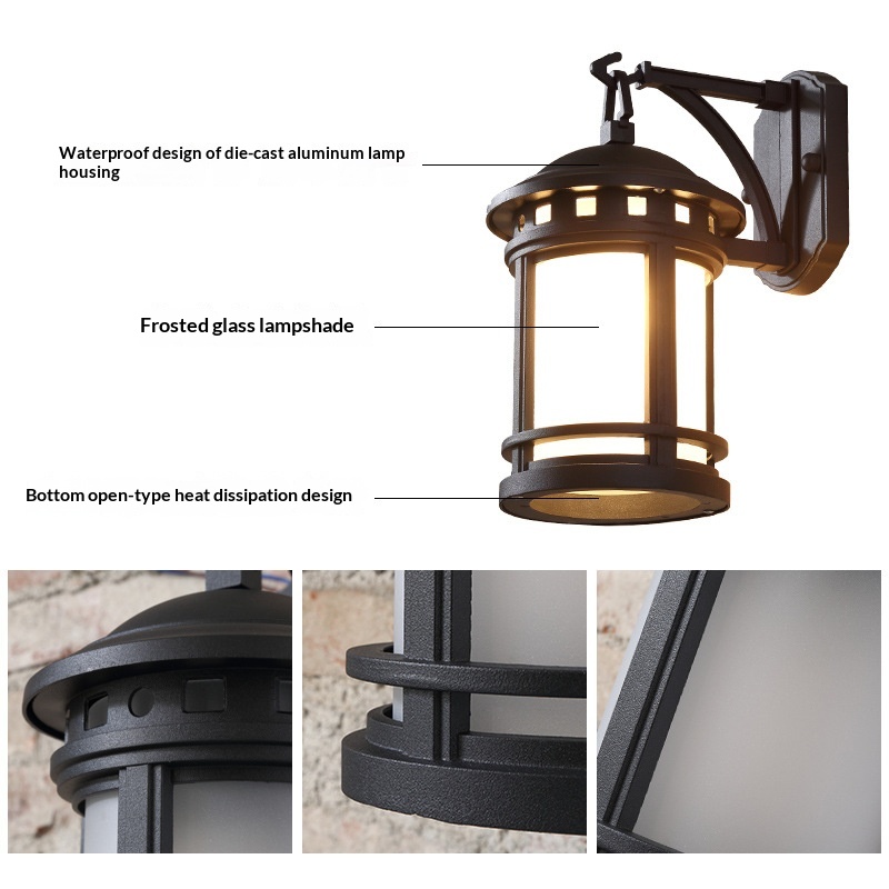 Retro Outdoor Wall Light photo 4
