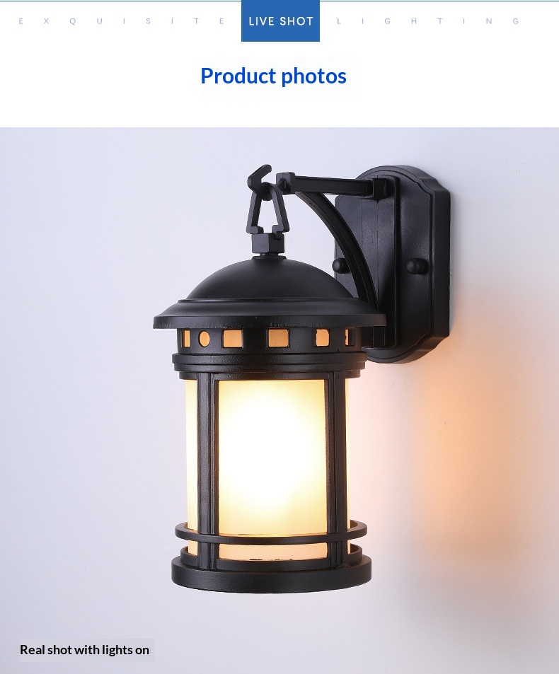 Retro Outdoor Wall Light photo 11