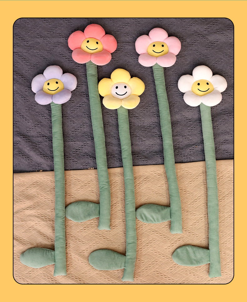 Plush Sunflower Curtain Tieback