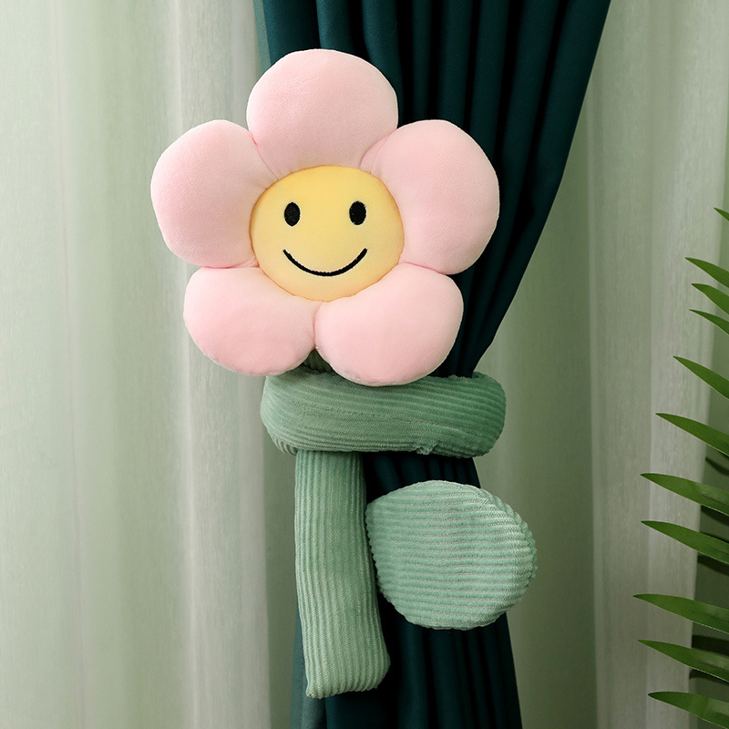 Plush Sunflower Curtain Tieback photo 4