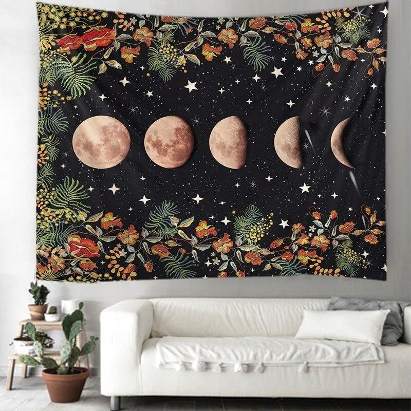 Face of the Moon Wall Tapestry, Hanging Cloth
