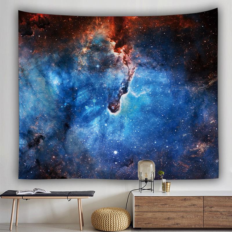 Star Print Wall Tapestry, Multi-Use Hanging Cloth